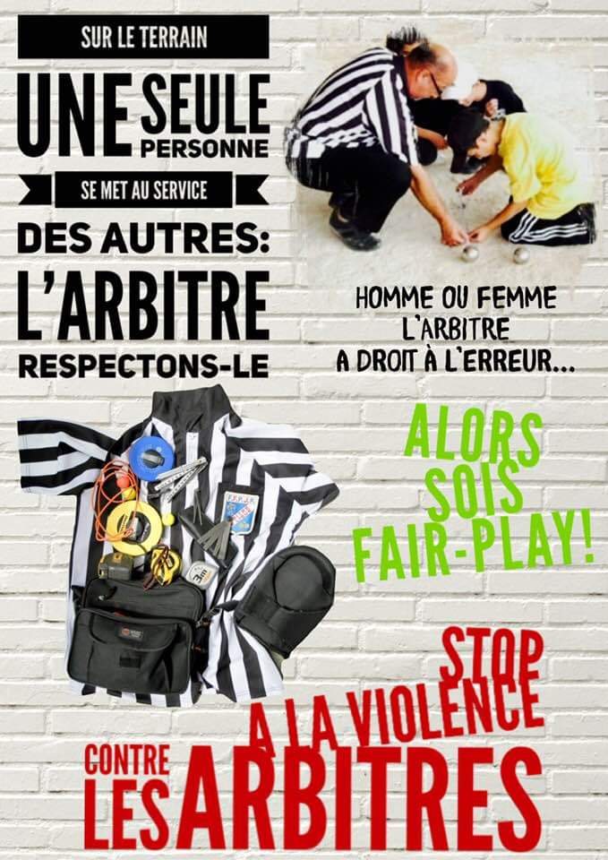 stp violence arbitre